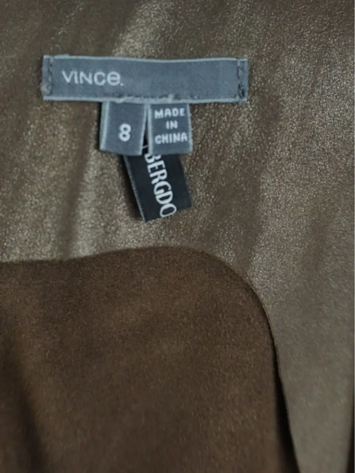 Vince レザー ドレス - 画像3