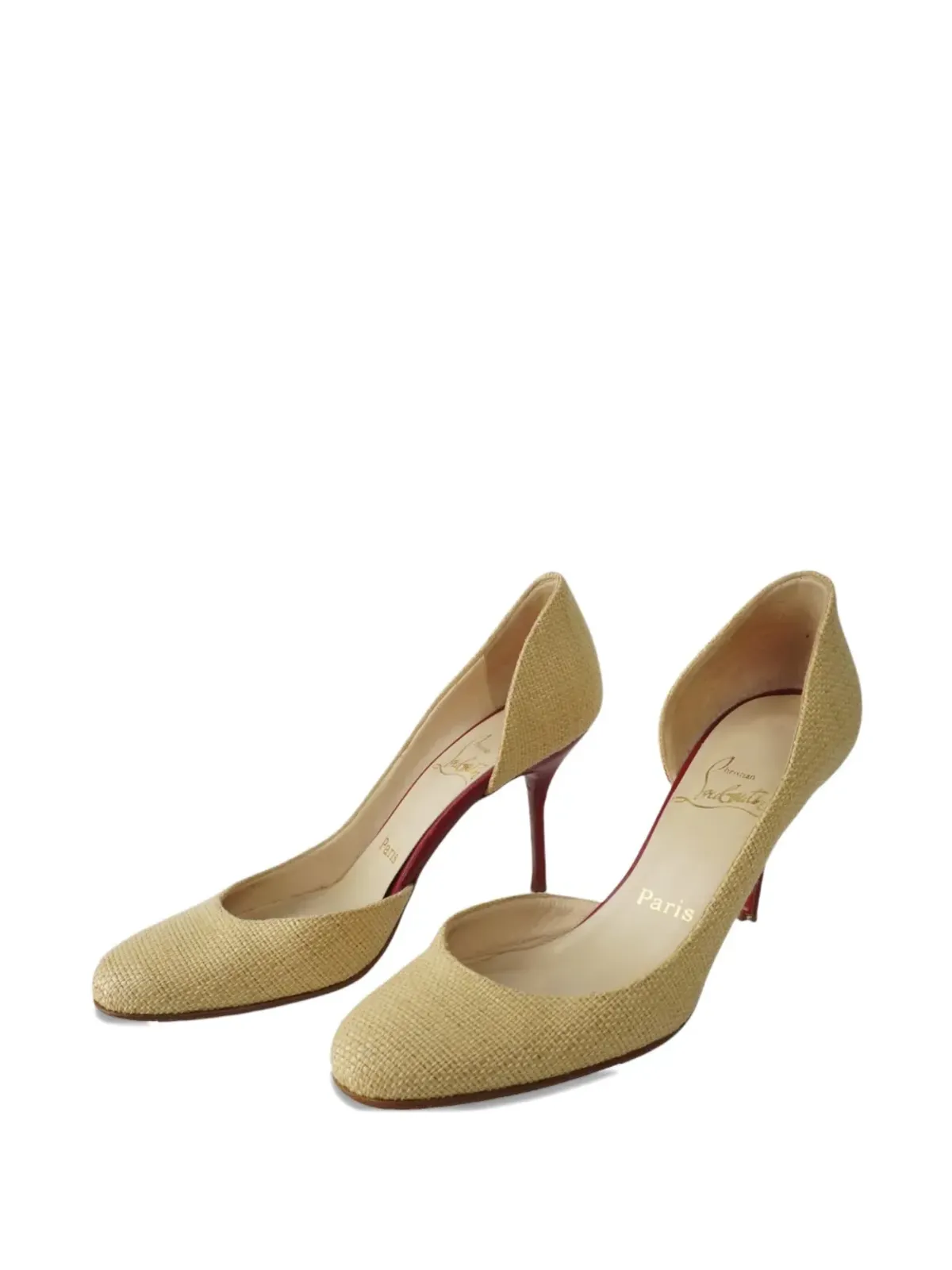 Christian Louboutin ビンテージ ラタンヒール - 画像2