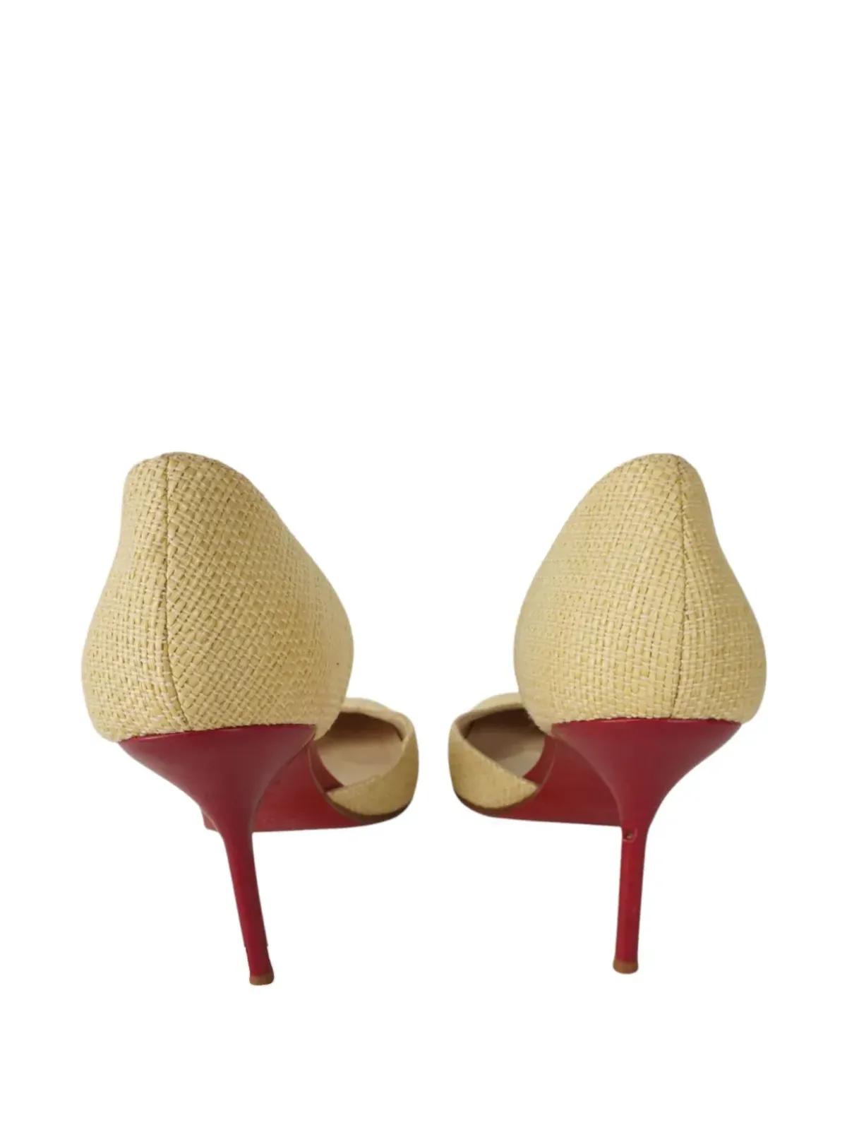 Christian Louboutin ビンテージ ラタンヒール - 画像3