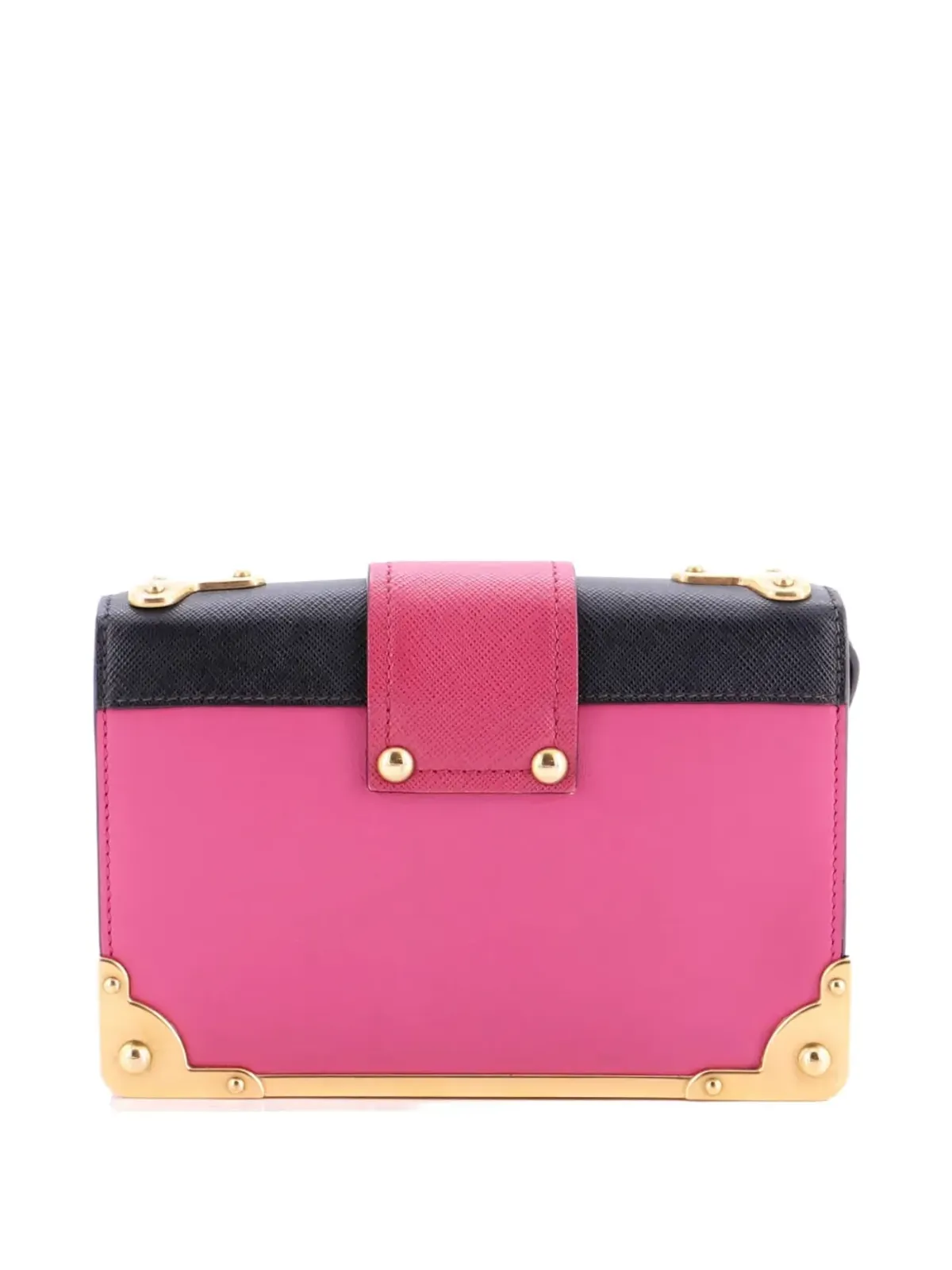 Prada ビンテージ Cahier 装飾レザー 小型クロスボディバッグ - ピンク - 画像2