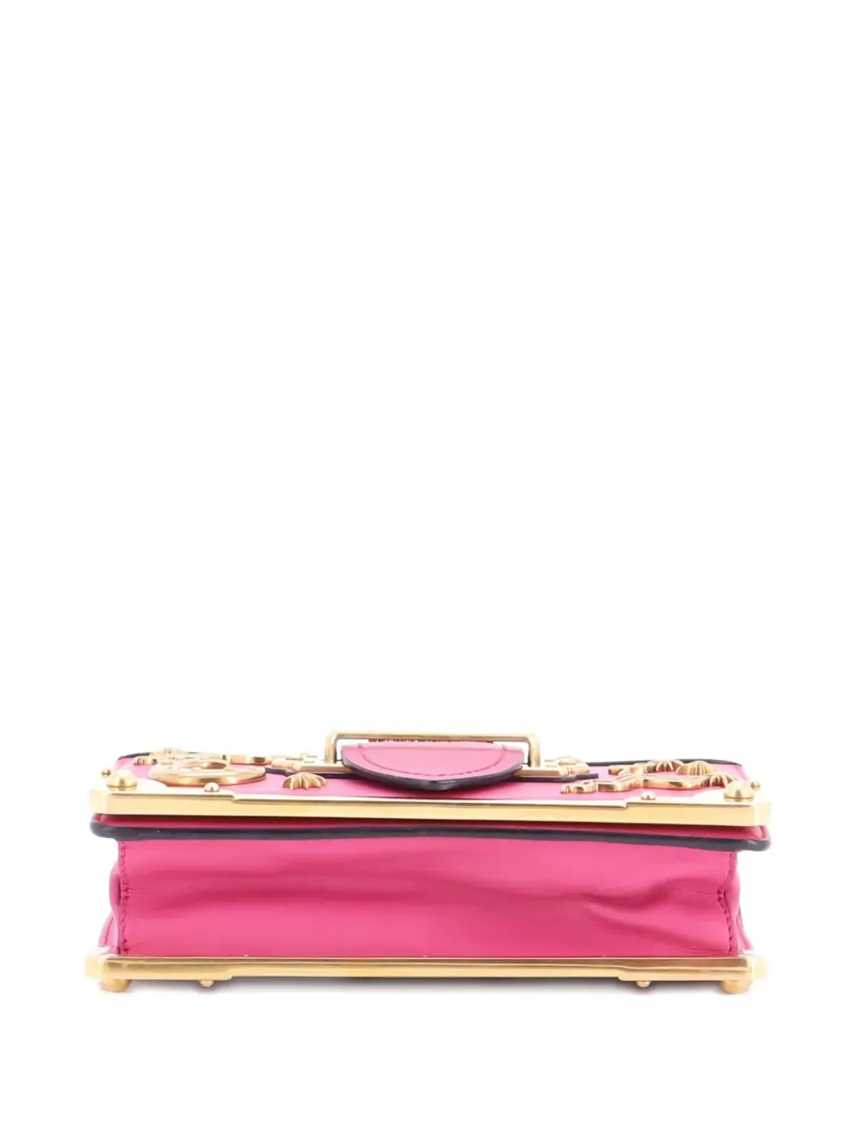 Prada ビンテージ Cahier 装飾レザー 小型クロスボディバッグ - ピンク - 画像3