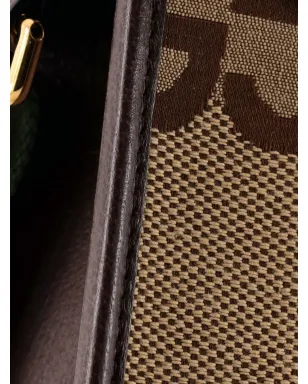 Gucci ビンテージ 縦型トート ジャンボ GGキャンバス ミニ クロスボディ バッグ - ニュートラル系 - サムネイル4