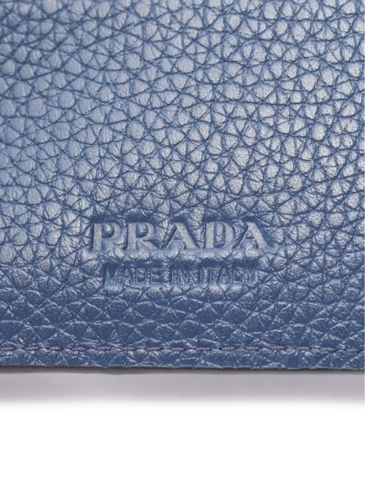 ビンテージ Prada ビルフォールド レザー ウォレット - ブラック - 画像5