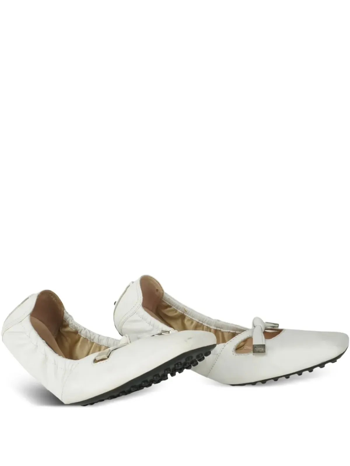 Tod's Vintage レザー バレエフラット - 画像1