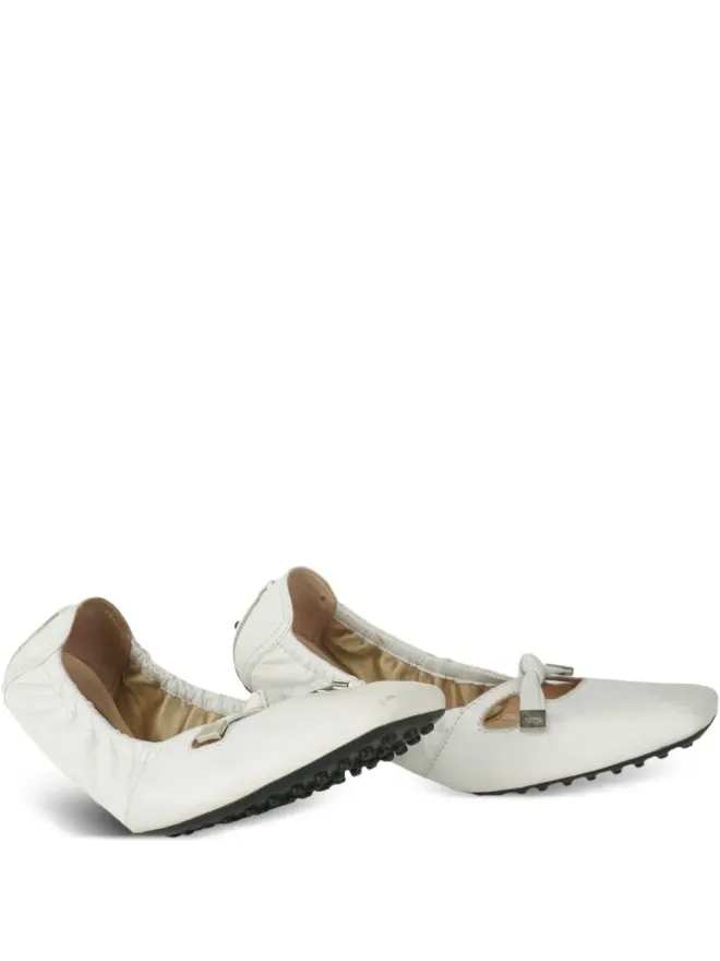 Tod's Vintage Tod's Vintage レザー バレエフラットの商品画像