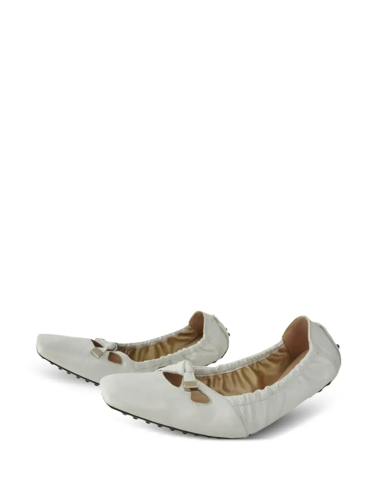 Tod's Vintage レザー バレエフラット - 画像2