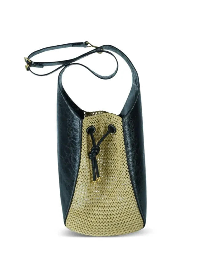 Tory Burch Tory Burch ラフィア バケットバッグの商品画像