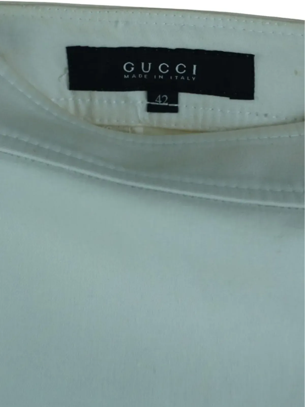 Gucci ビンテージ ペンシルスカート - ホワイト - 画像3