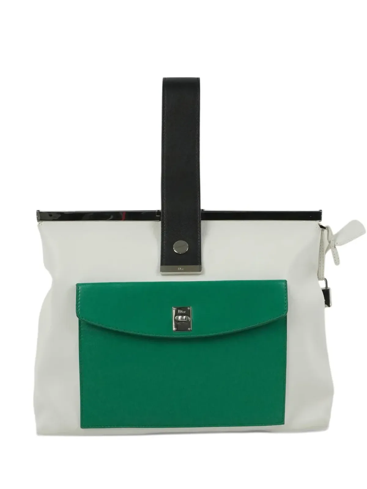 ビンテージ Christian Dior レザー ショルダーバッグ - 画像1