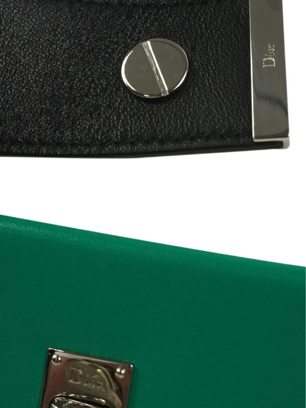 ビンテージ Christian Dior レザー ショルダーバッグ - 画像5