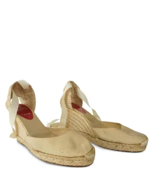Christian Louboutin Pre-Owned レザーエスパドリーユ（ベージュ系） - サムネイル1