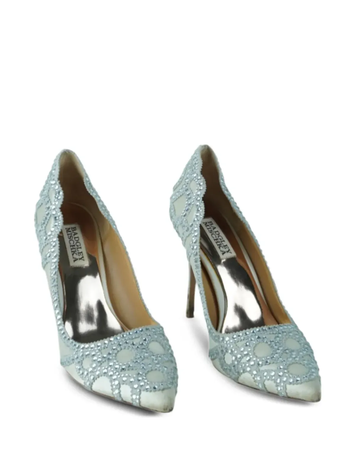 Badgley Mischka 110mm ポインテッドトゥパンプス - 画像1