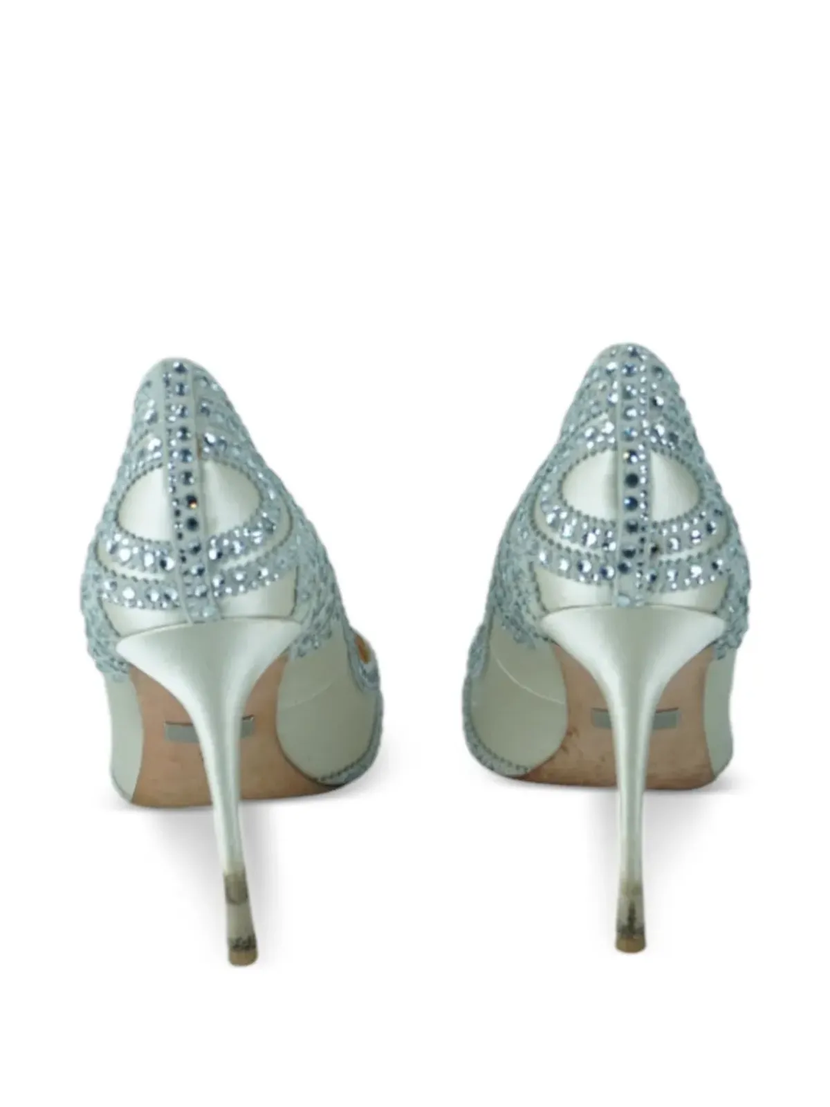 Badgley Mischka 110mm ポインテッドトゥパンプス - 画像2