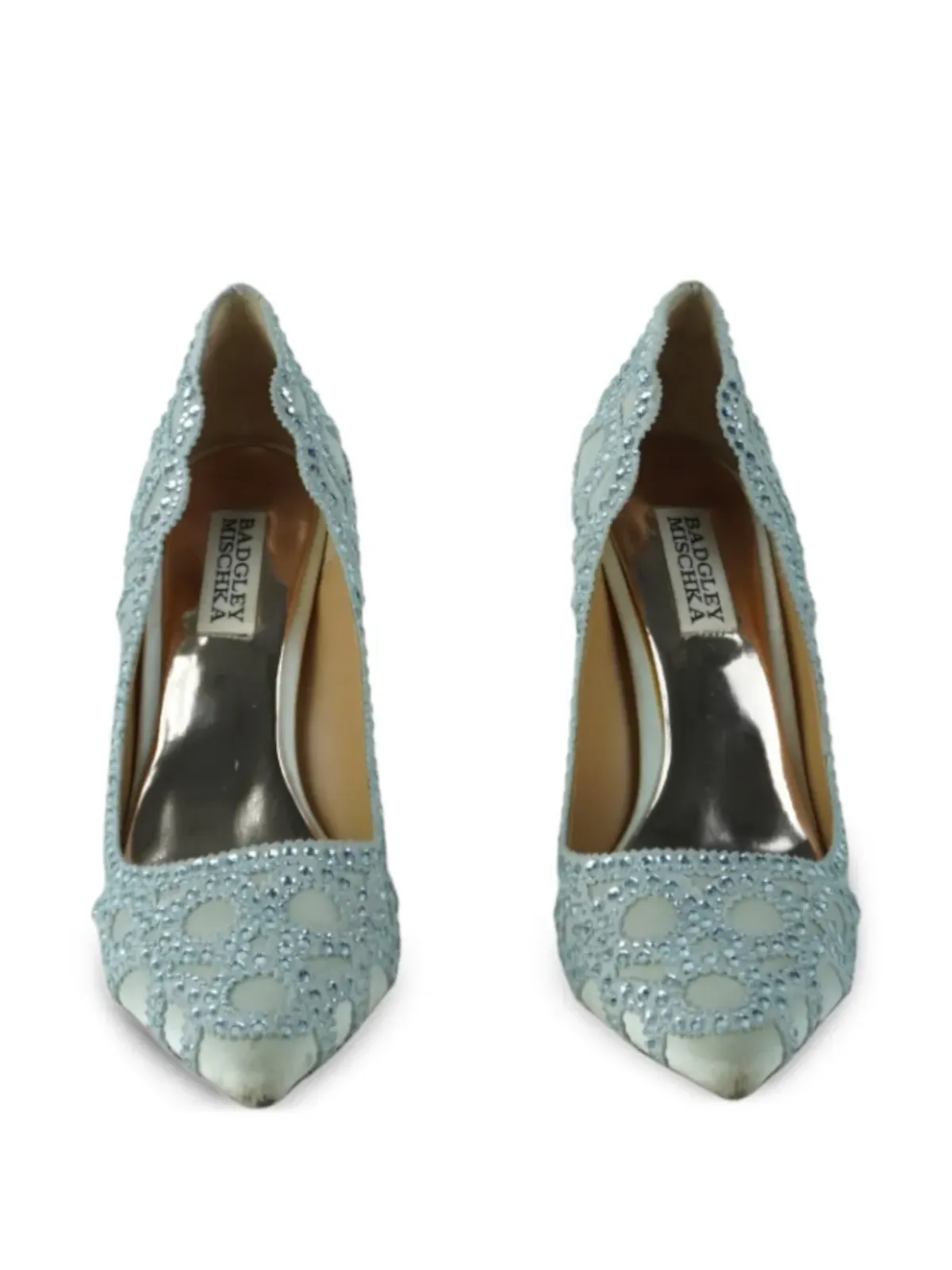 Badgley Mischka 110mm ポインテッドトゥパンプス - 画像3