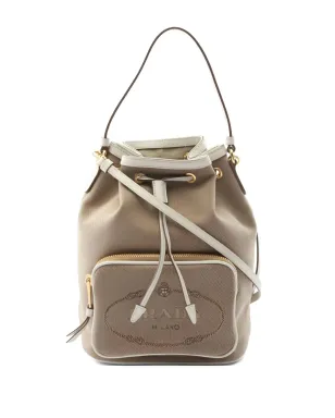 Prada ビンテージ 2010年代 ドローストリング レザーバケットバッグ - サムネイル1