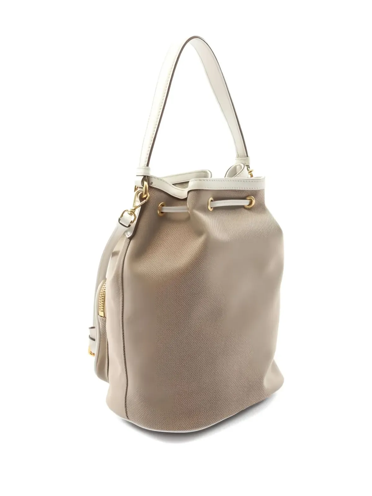 Prada ビンテージ 2010年代 ドローストリング レザーバケットバッグ - 画像2