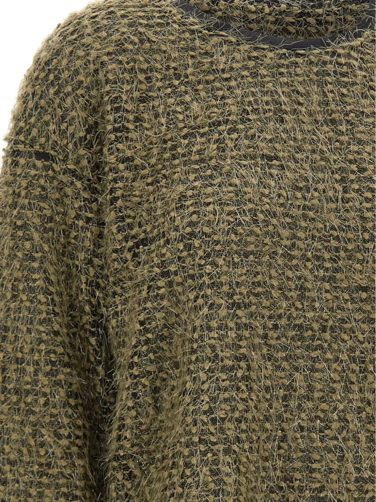 ELENA MIRO bouclé threadセーター - Brown - 画像4
