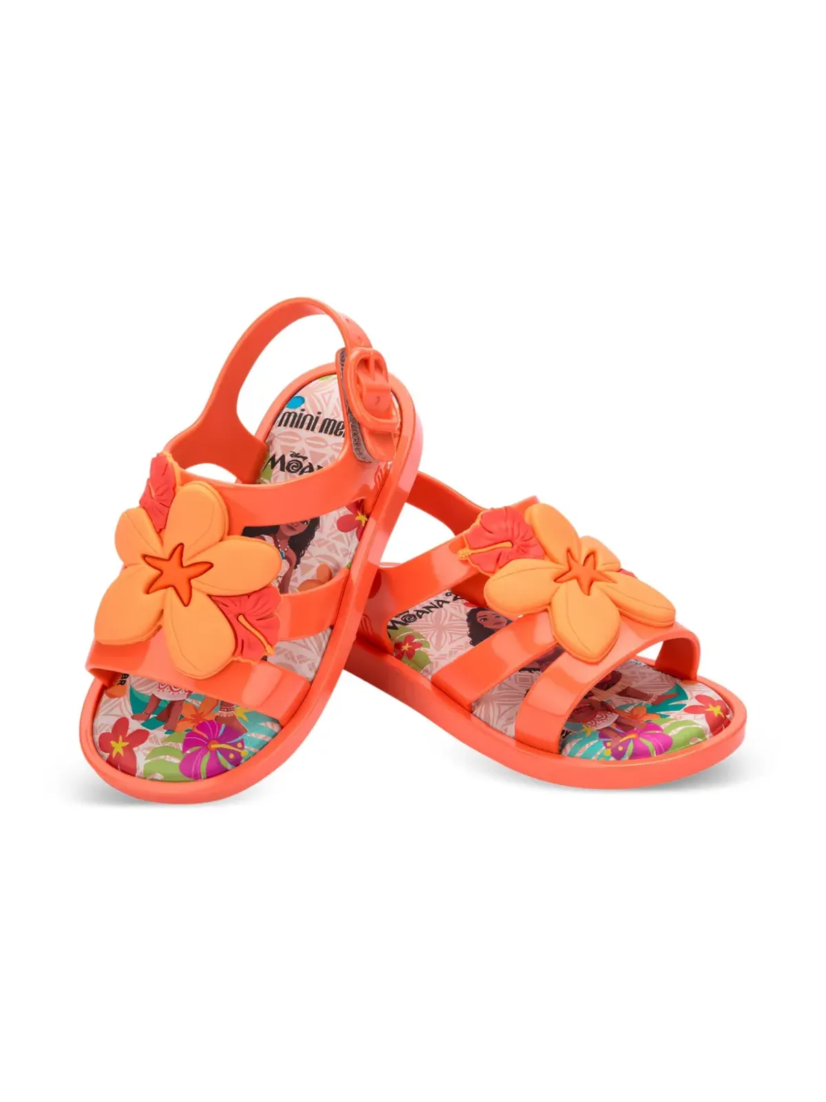 Mini Melissa ディズニー カラーランド モアナ サンダル - オレンジ - 画像3