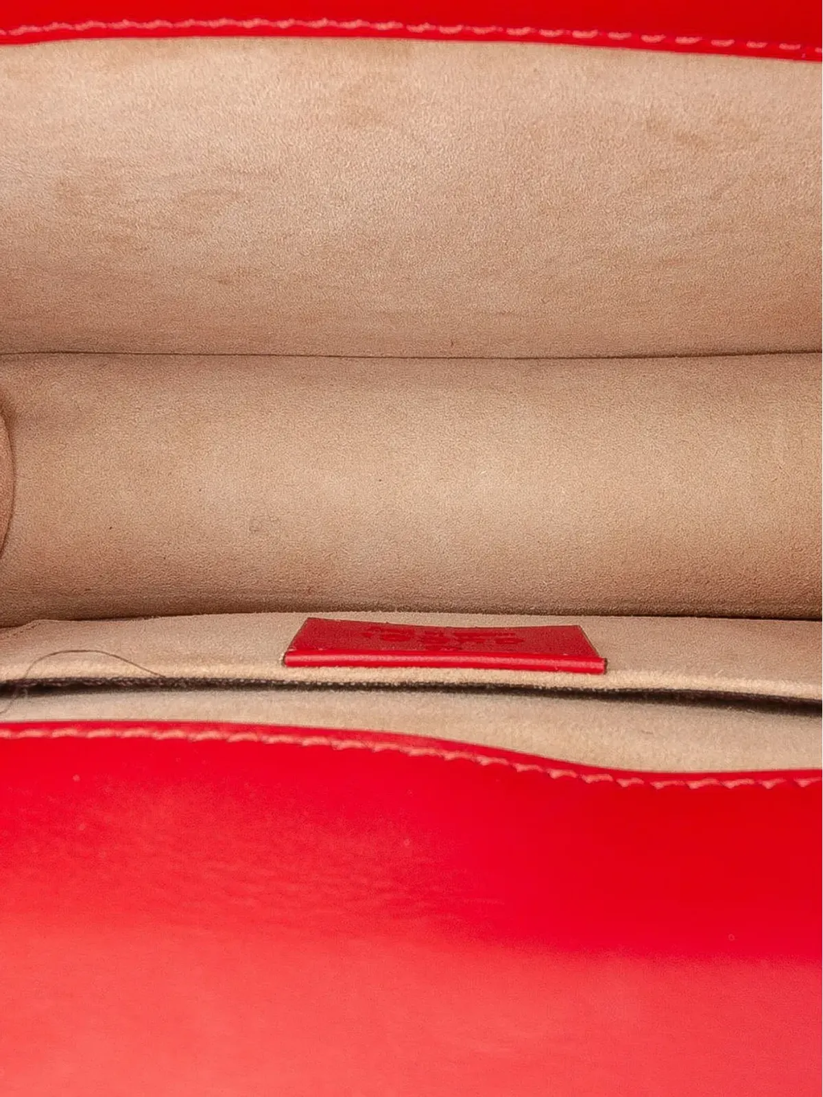 Gucci ビンテージ ミニ カーフスキン シルヴィー サッチェル - レッド - 画像5