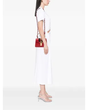 Gucci ビンテージ ミニ カーフスキン シルヴィー サッチェル - レッド - サムネイル2