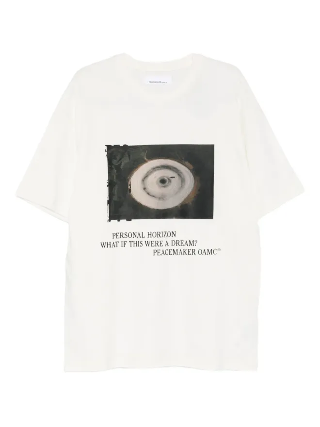 OAMC Peacemaker OAMC Peacemaker グラフィックプリントTシャツ ホワイトの商品画像