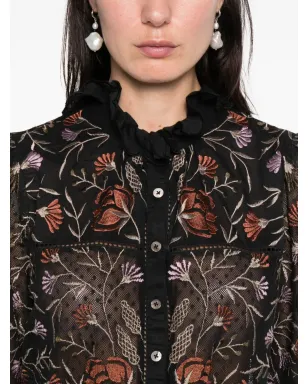 Antik Batik Arima blouse - Black - サムネイル5