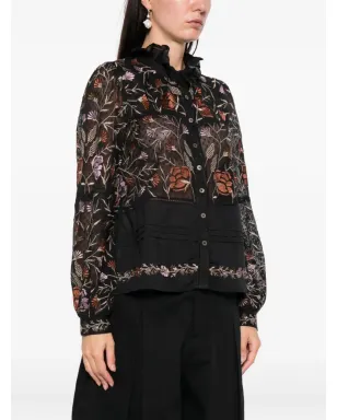 Antik Batik Arima blouse - Black - サムネイル3