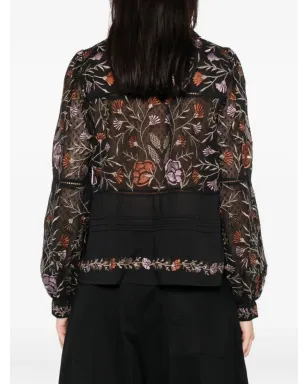 Antik Batik Arima blouse - Black - サムネイル4
