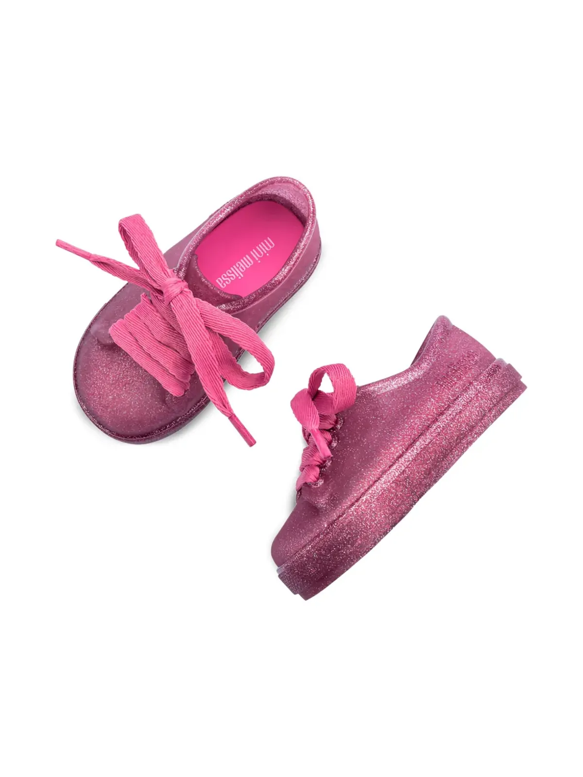 Mini Melissa ミニメリッサ ヒップグリッター レースアップ スニーカー - 画像3