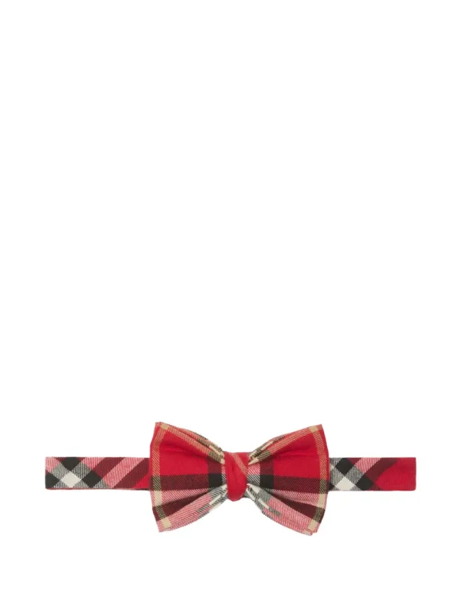 Burberry Kids Burberry Kids チェック柄ボウタイの商品画像