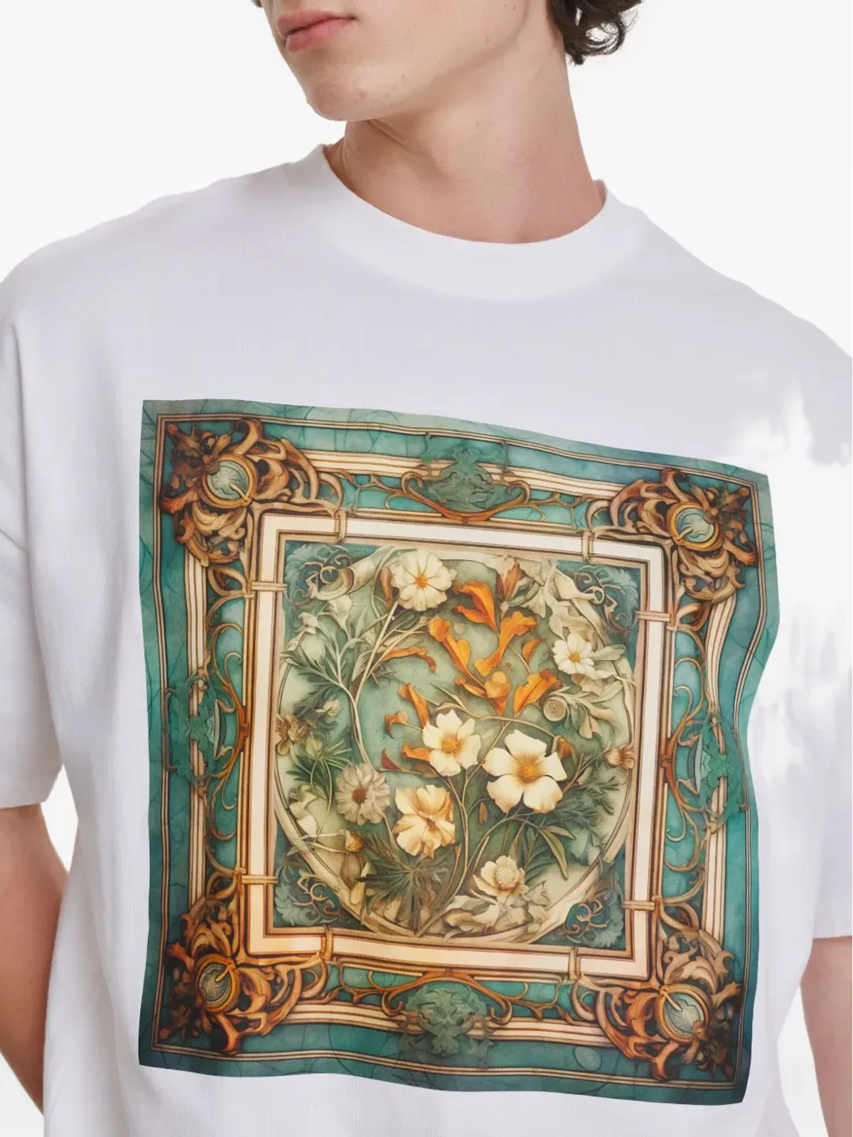 IRINA VOINEA ボッティチェリ Tシャツ - 画像4