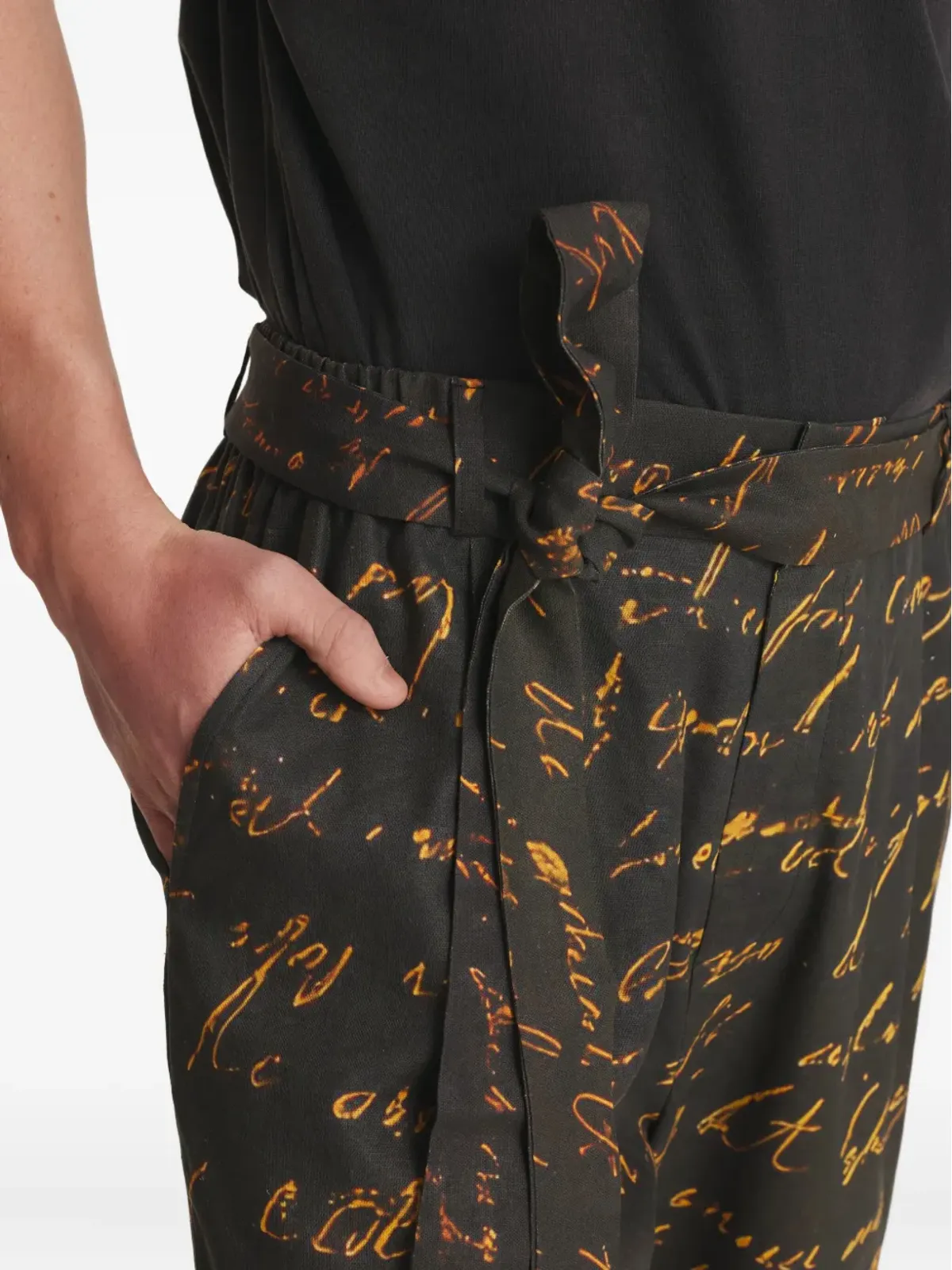 IRINA VOINEA Writings trousers - 画像5