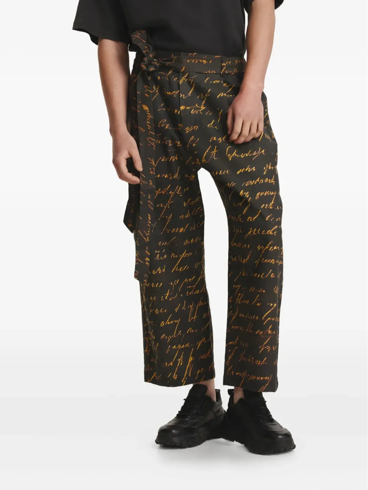 IRINA VOINEA Writings trousers - 画像3