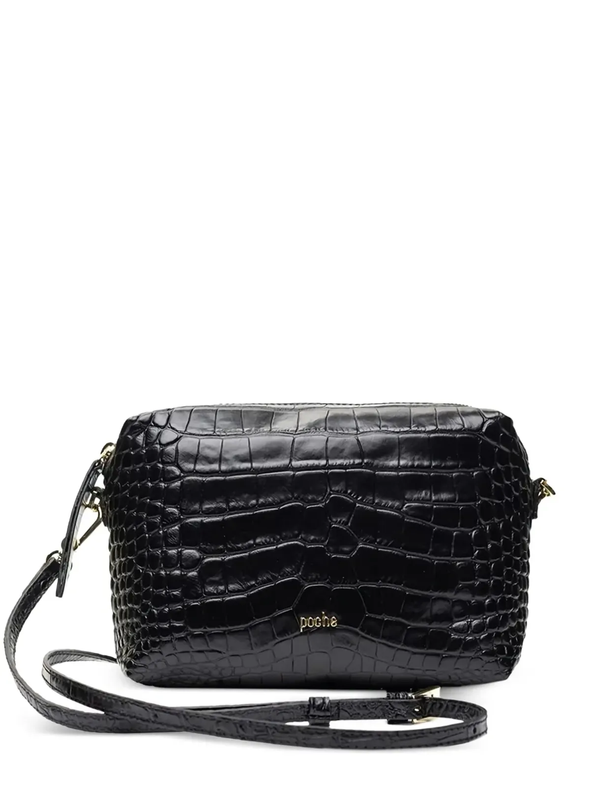 Poche Paris エンボス加工 クロスボディバッグ - 画像1