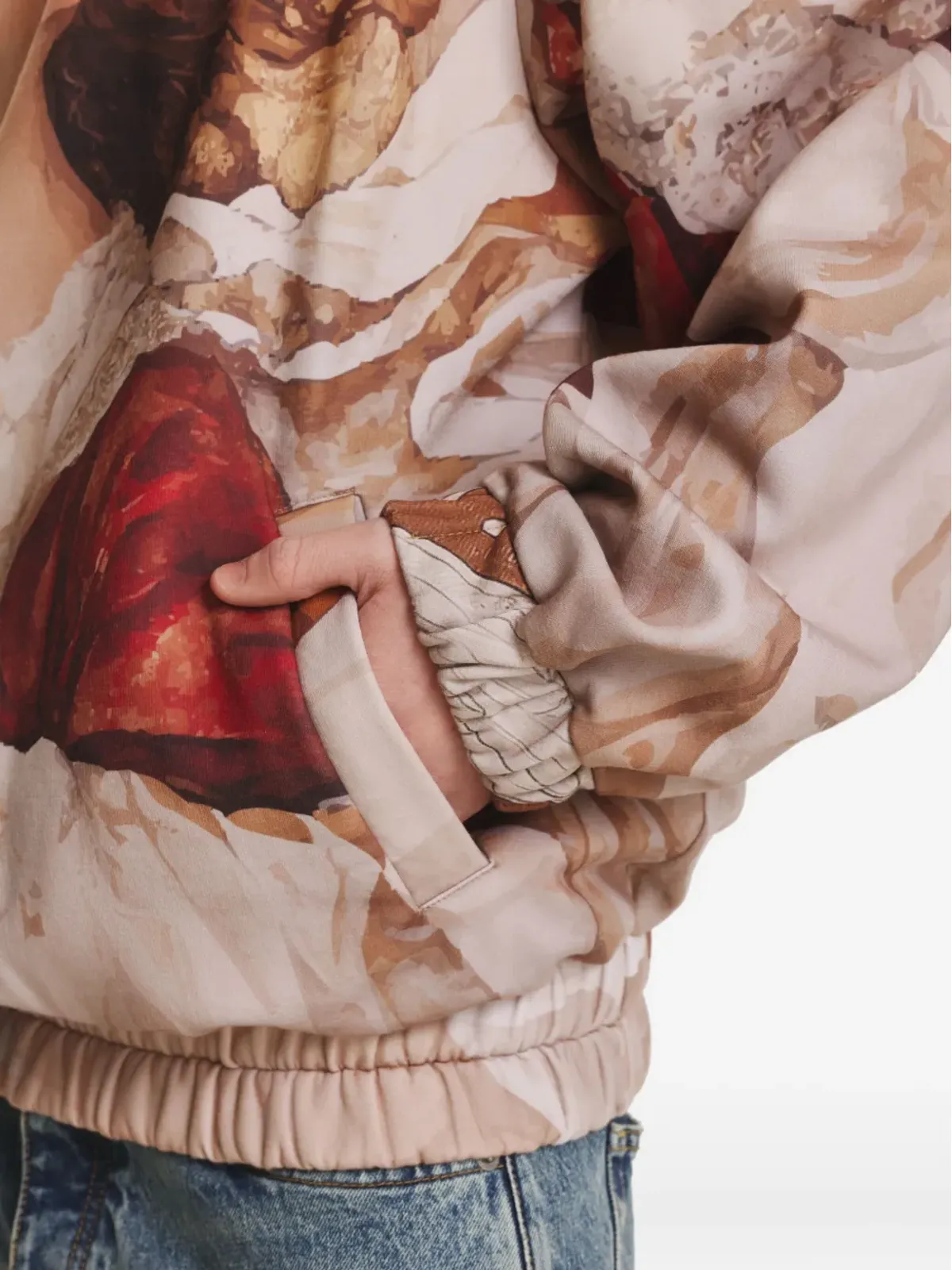 IRINA VOINEA Angel hoodie - Neutrals - 画像5