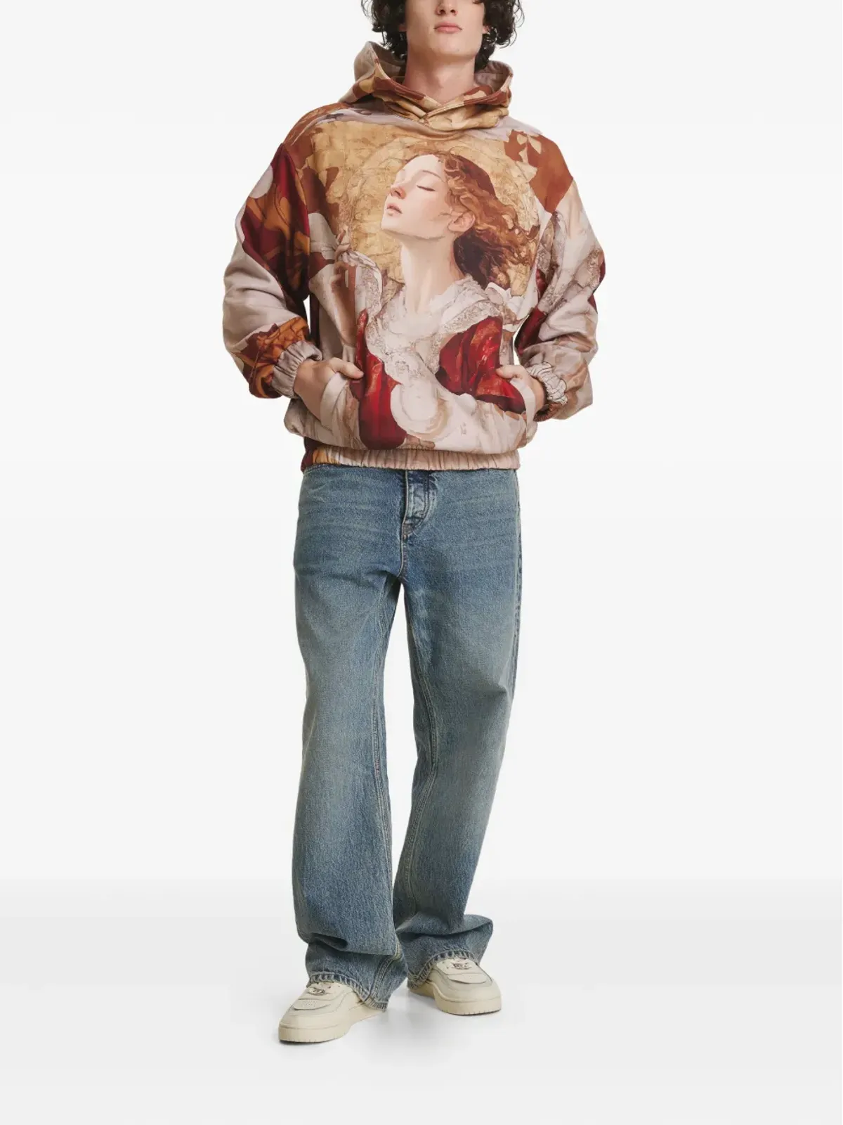 IRINA VOINEA Angel hoodie - Neutrals - 画像2