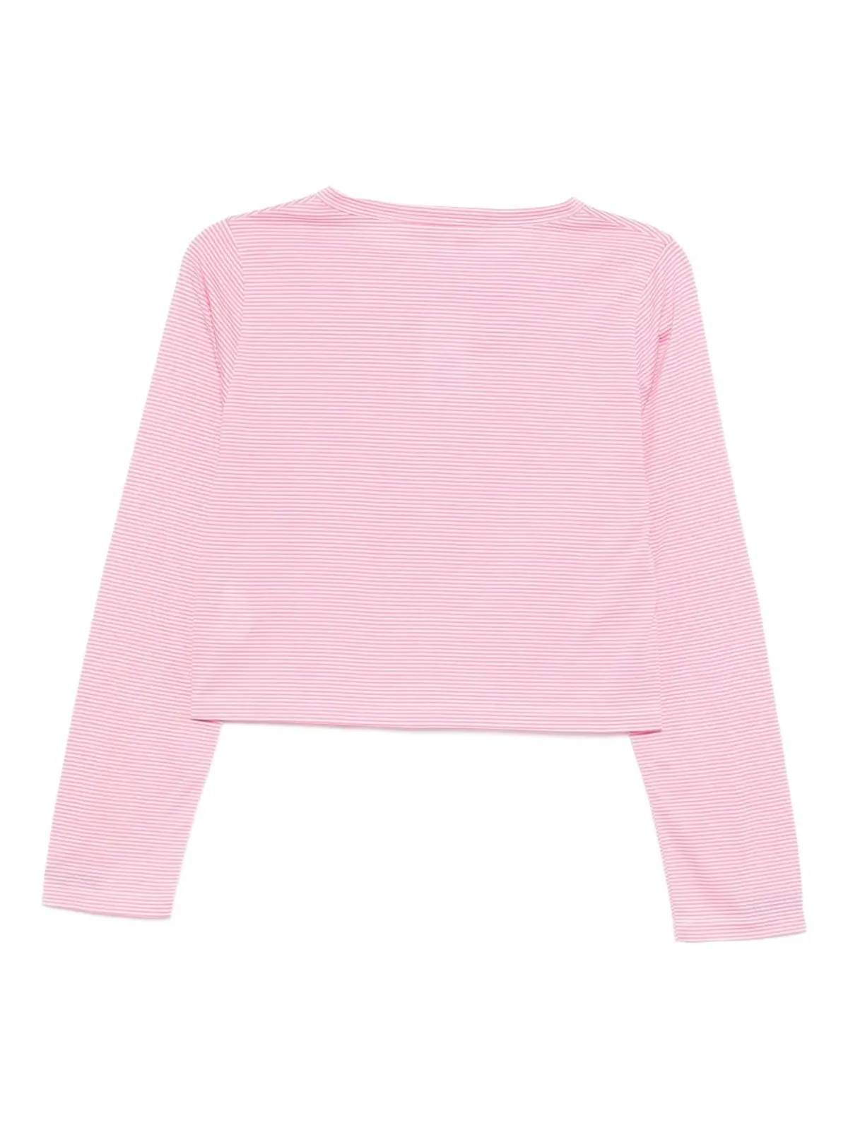To b. by agnès b. Border Compact cardigan - Pink - 画像2