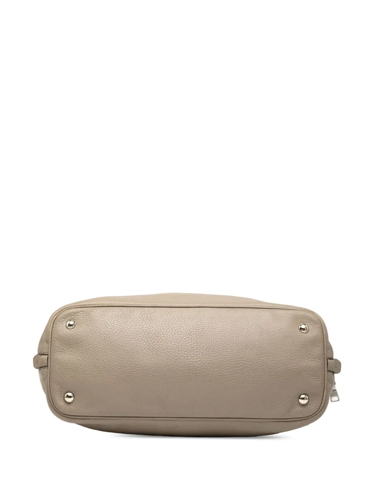 Prada ビンテージ 2010-2025 ヴィテロ ダイノ サイドジップ コンバーチブル トート サッチェル - ブラウン - 画像4