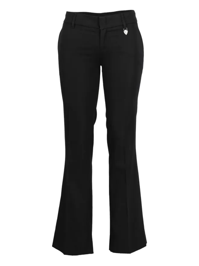 Gucci Pre-Owned Gucci ビンテージ プリーツパンツ ブラックの商品画像