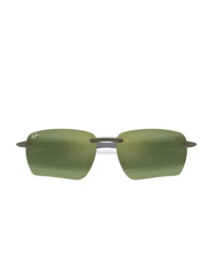 Maui Jim リムレス長方形サングラス - グリーン - サムネイル1