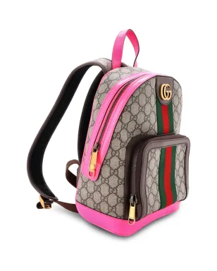 Gucci ビンテージ Ophidia GG コーティッドキャンバスとレザー バックパック - サムネイル3