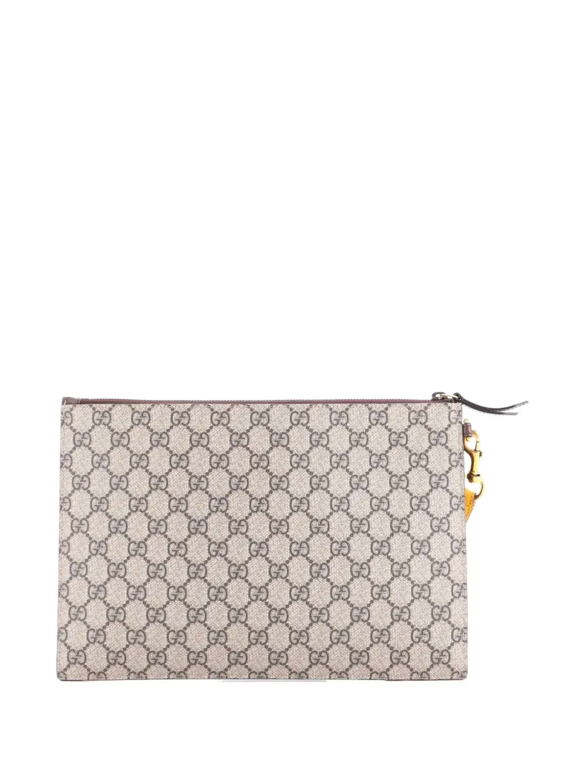 Gucci ビンテージ ネオヴィンテージ ウィストレットポーチ GG コーティッドキャンバス クラッチバッグ - ネュートラルカラー - 画像2