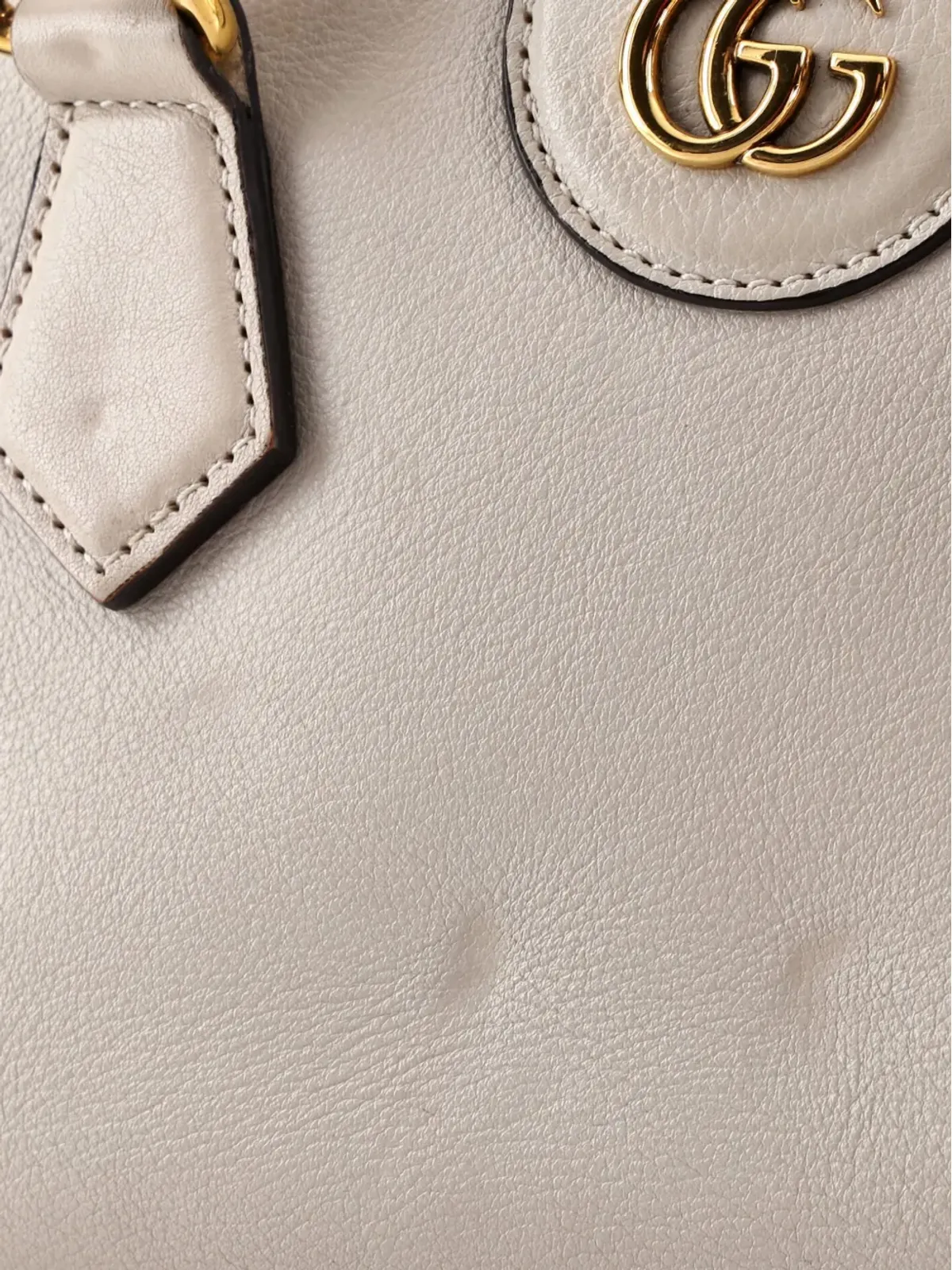 Gucci Pre-Owned ディアナ NM バンブーハンドル トート レザー ミニ クロスボディ バッグ - ニュートラル - 画像5