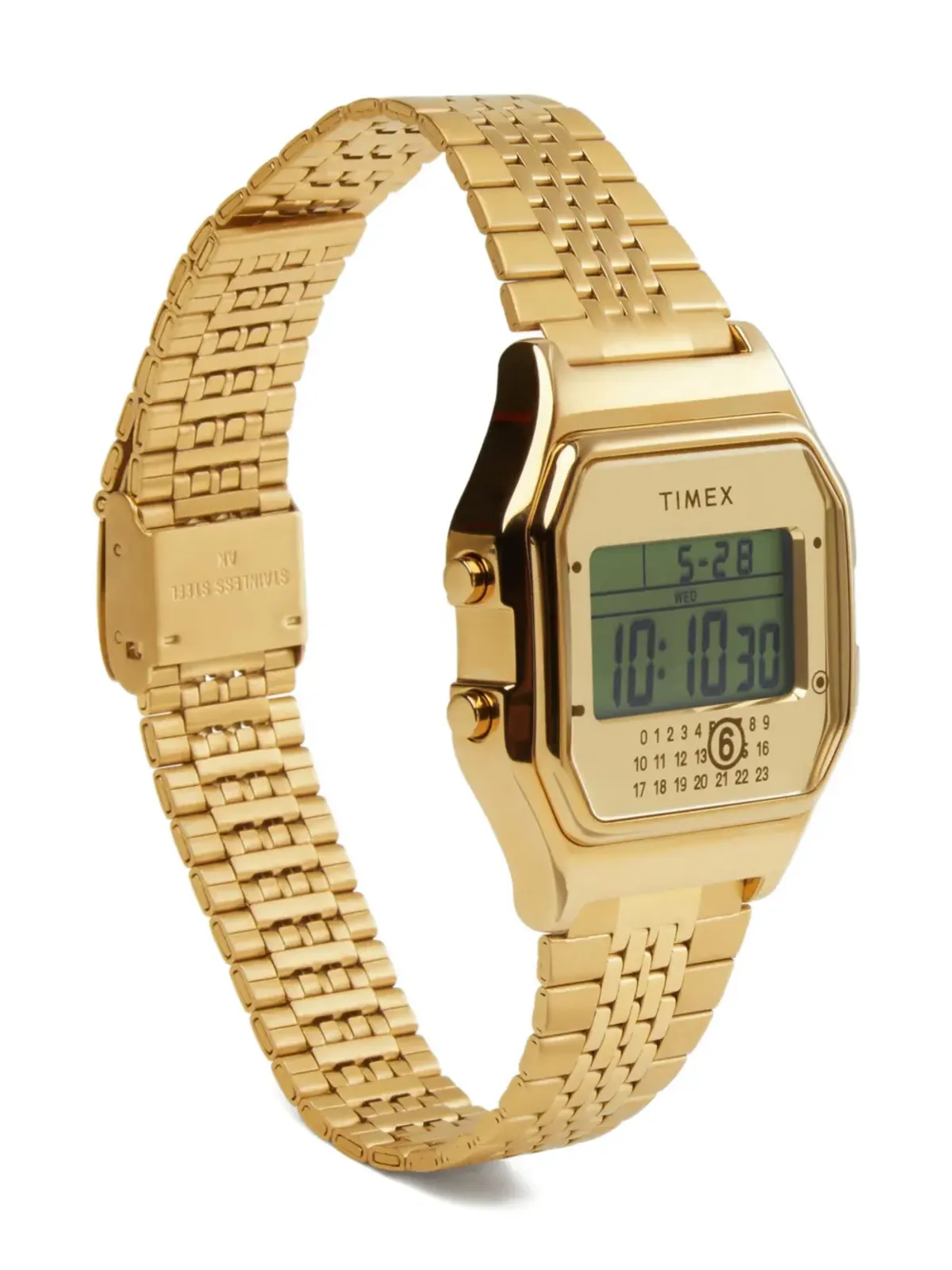 TIMEX x MM6 ゴールドトーン腕時計 - 画像2