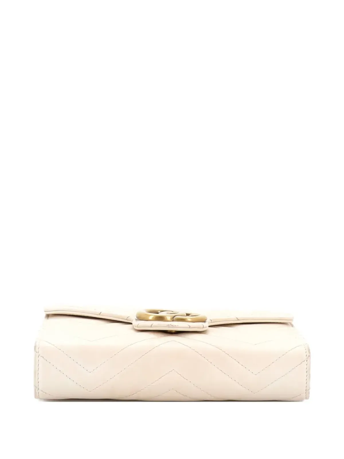 Gucci ビンテージ GG Marmont チェーンウォレット マテレッセ レザー ミニ クロスボディ バッグ - 画像2