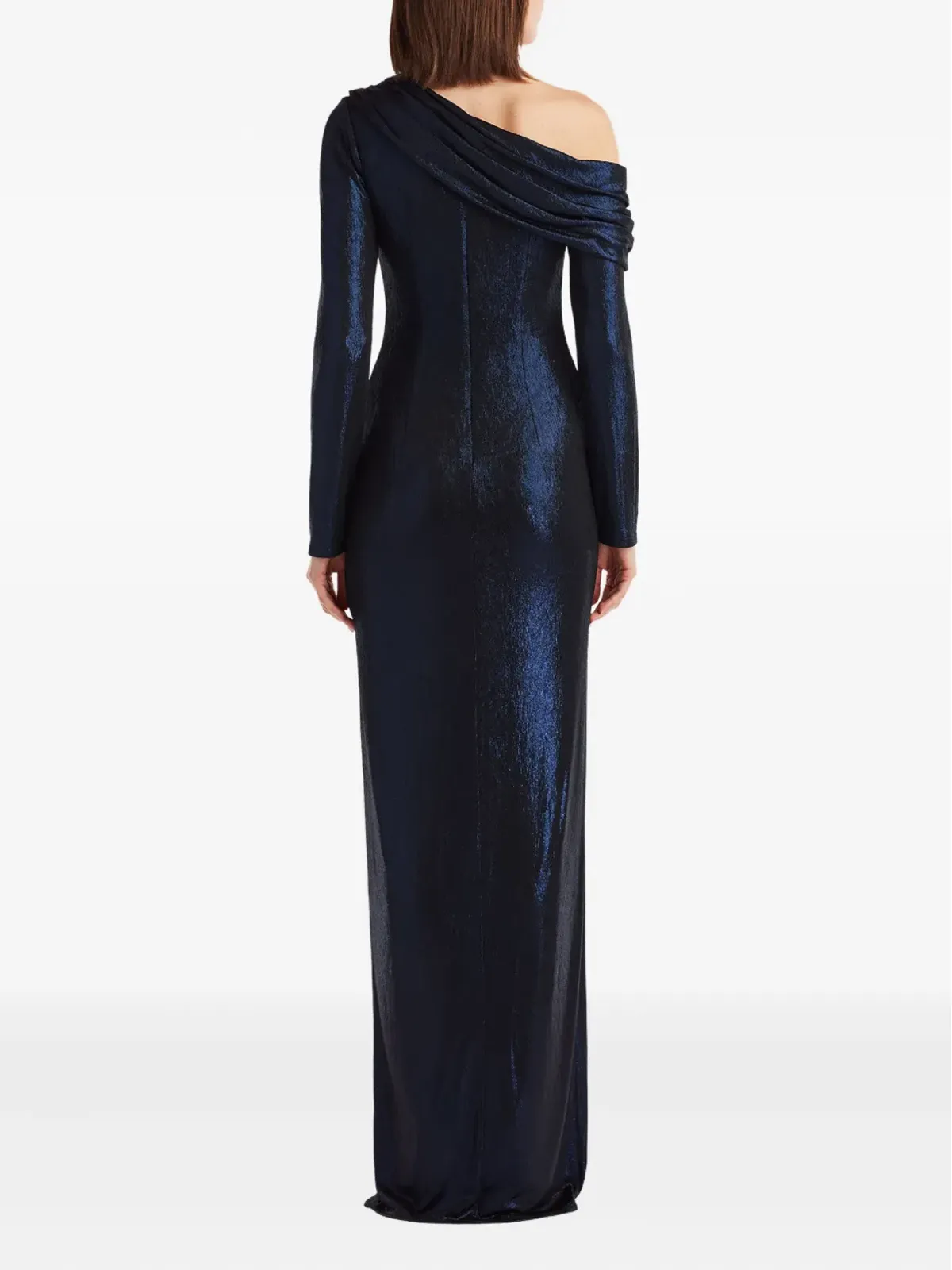 Tadashi Shoji ワンショルダー・スリット入りマキシドレス - 画像3