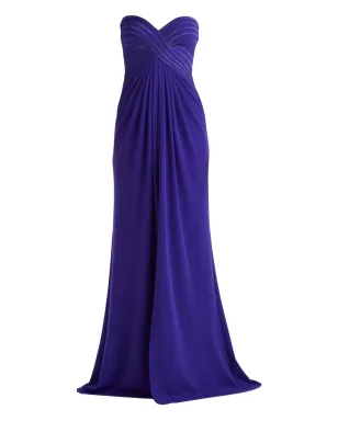 Tadashi Shoji ストラップレスプリーツマキシドレス - サムネイル1