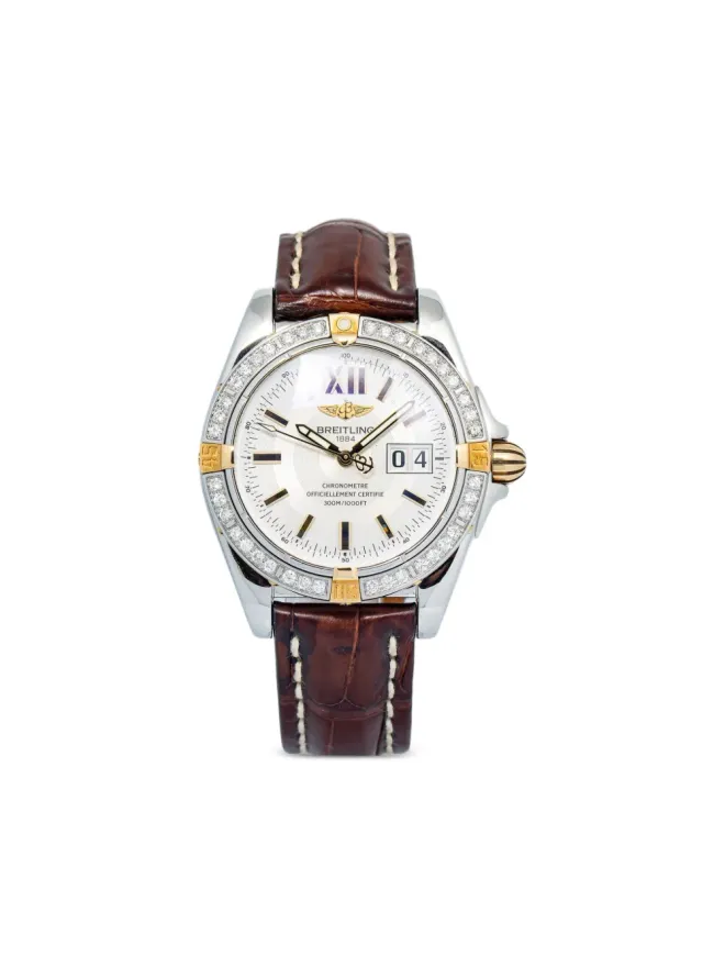 Breitling Breitling コックピット ホワイト ダイヤベゼル レザーストラップ ウォッチの商品画像