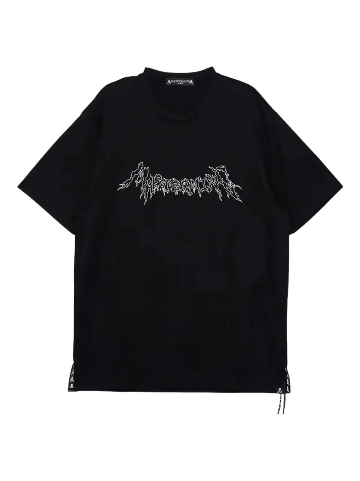 Mastermind Japan グラスビーズ入り 半袖 Tシャツ - ブラック - 画像1