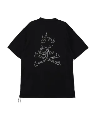 Mastermind Japan グラスビーズ入り 半袖 Tシャツ - ブラック - サムネイル2